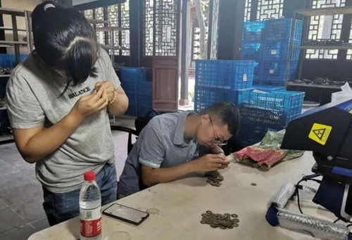 利用儀景通X光射線熒光光譜現(xiàn)場檢測出土文物